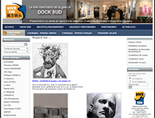Tablet Screenshot of docksud-artgallery.com